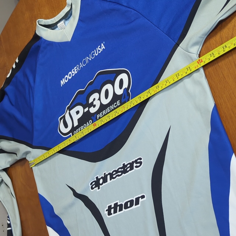 Moose Racing, Alpinestars, Thor, Blue and Gray UP-300 Offroad Jersey Men's XL - Picture 7 of 11